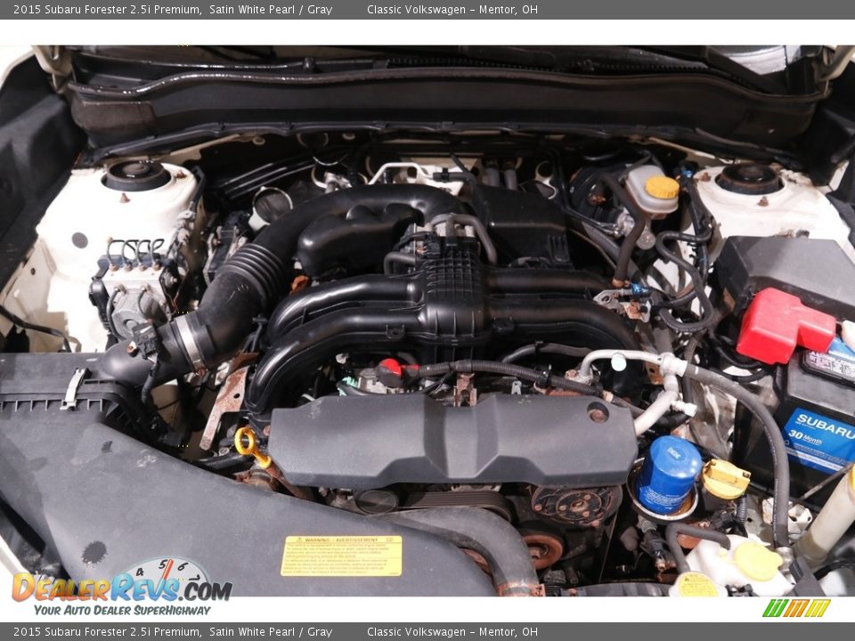 2015 Subaru Forester 2.5i Premium Satin White Pearl / Gray Photo #20