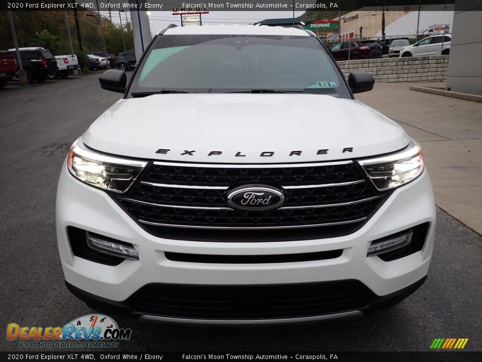 2020 Ford Explorer XLT 4WD Oxford White / Ebony Photo #7