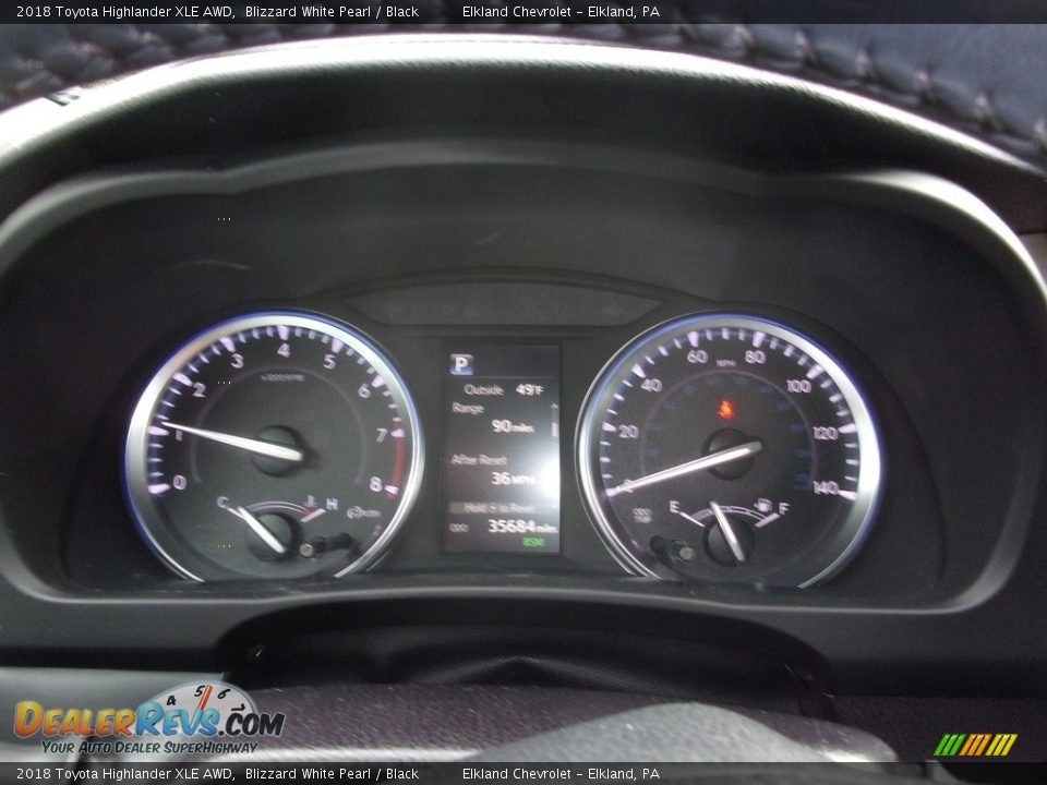 2018 Toyota Highlander XLE AWD Blizzard White Pearl / Black Photo #21
