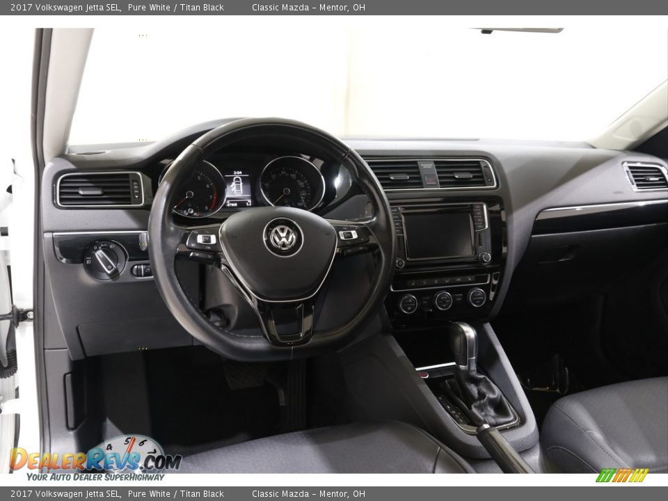 2017 Volkswagen Jetta SEL Pure White / Titan Black Photo #6