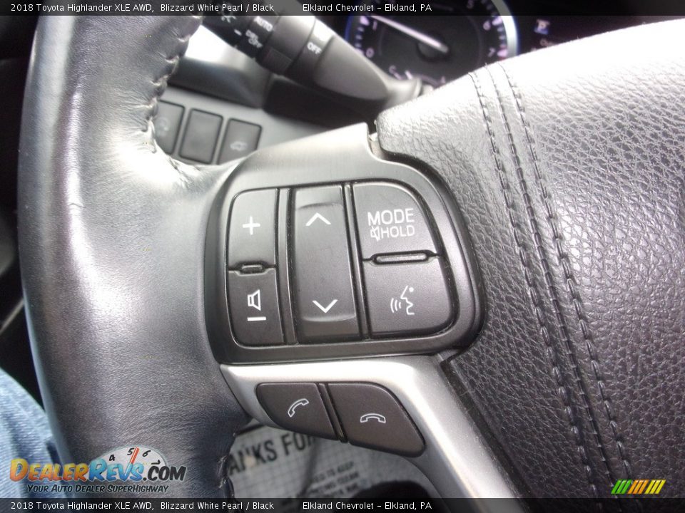 2018 Toyota Highlander XLE AWD Blizzard White Pearl / Black Photo #24