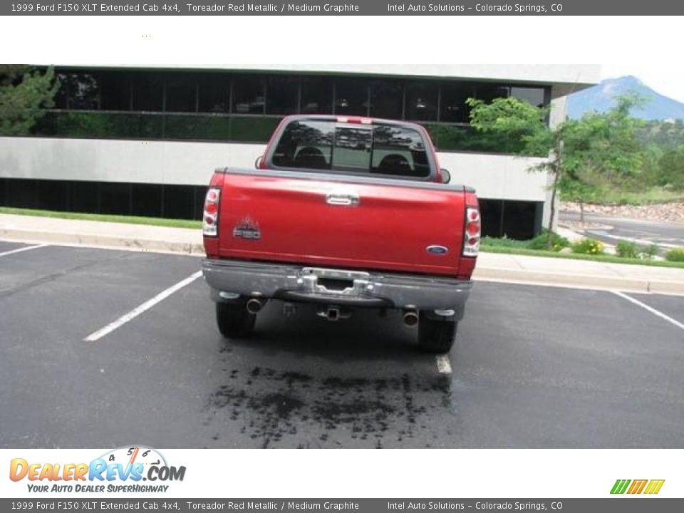 1999 Ford F150 XLT Extended Cab 4x4 Toreador Red Metallic / Medium Graphite Photo #4