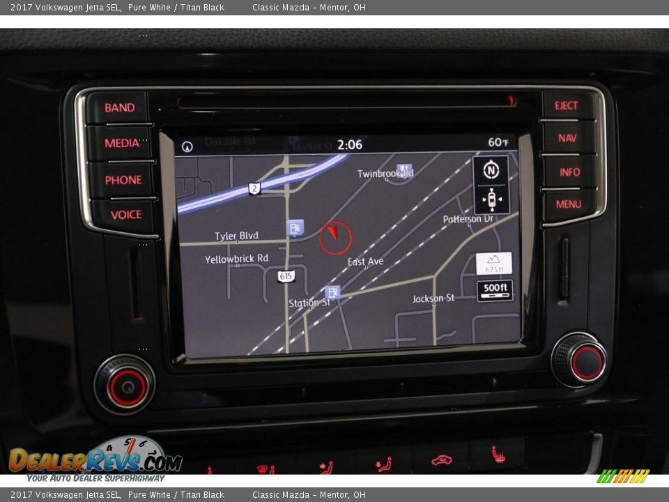 2017 Volkswagen Jetta SEL Pure White / Titan Black Photo #11