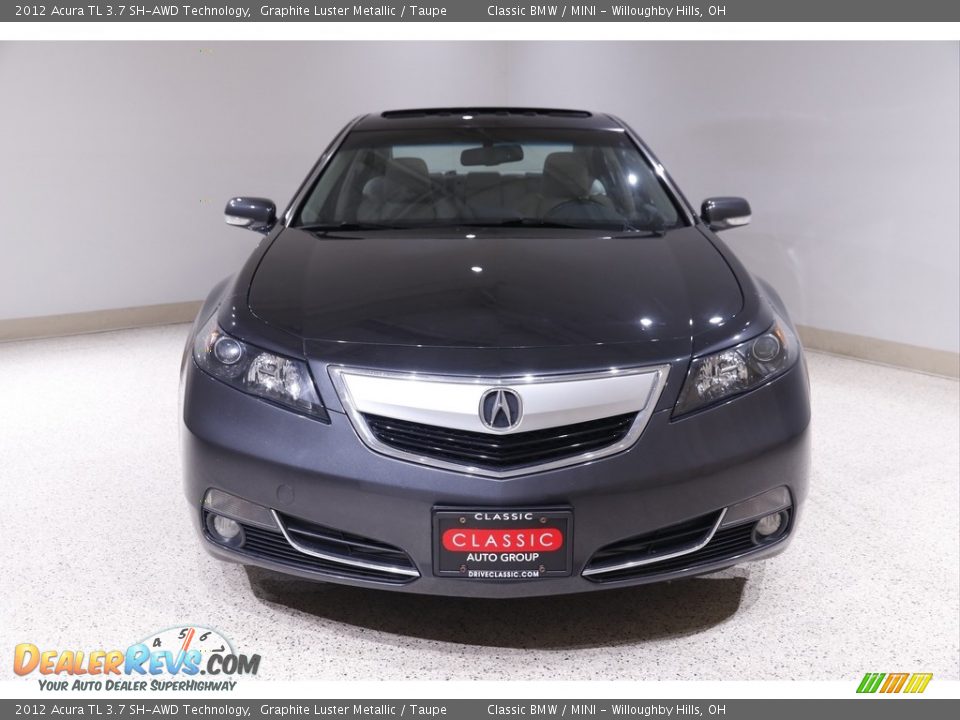 2012 Acura TL 3.7 SH-AWD Technology Graphite Luster Metallic / Taupe Photo #2