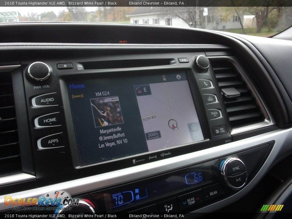 2018 Toyota Highlander XLE AWD Blizzard White Pearl / Black Photo #28