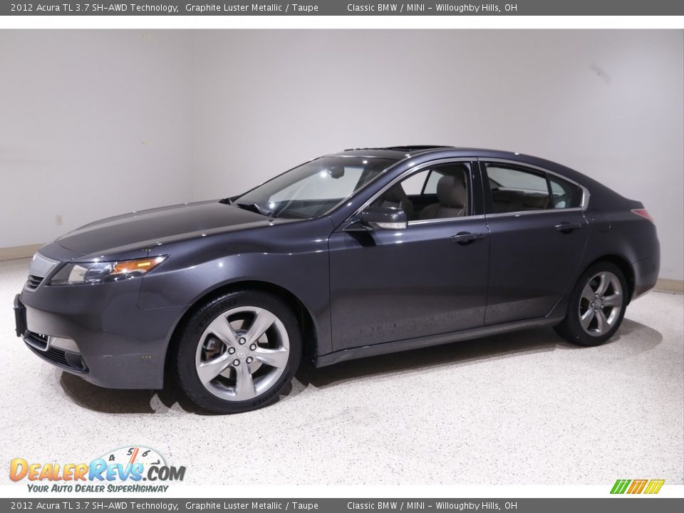 2012 Acura TL 3.7 SH-AWD Technology Graphite Luster Metallic / Taupe Photo #3