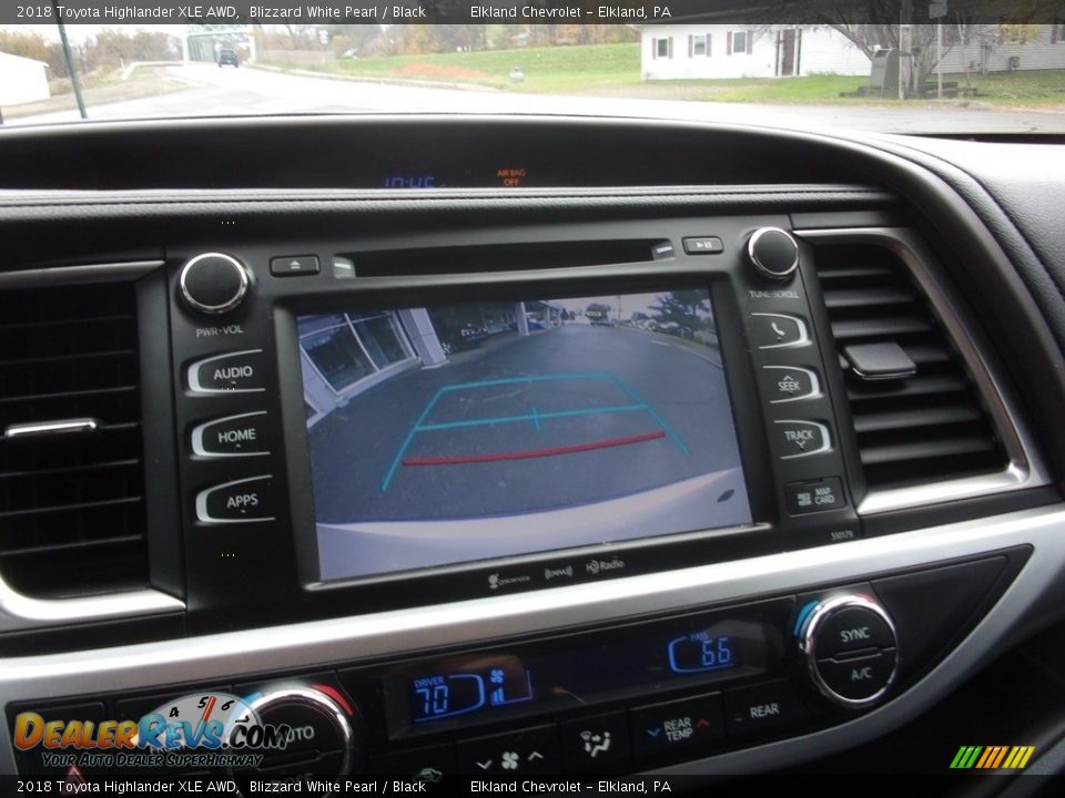 2018 Toyota Highlander XLE AWD Blizzard White Pearl / Black Photo #29