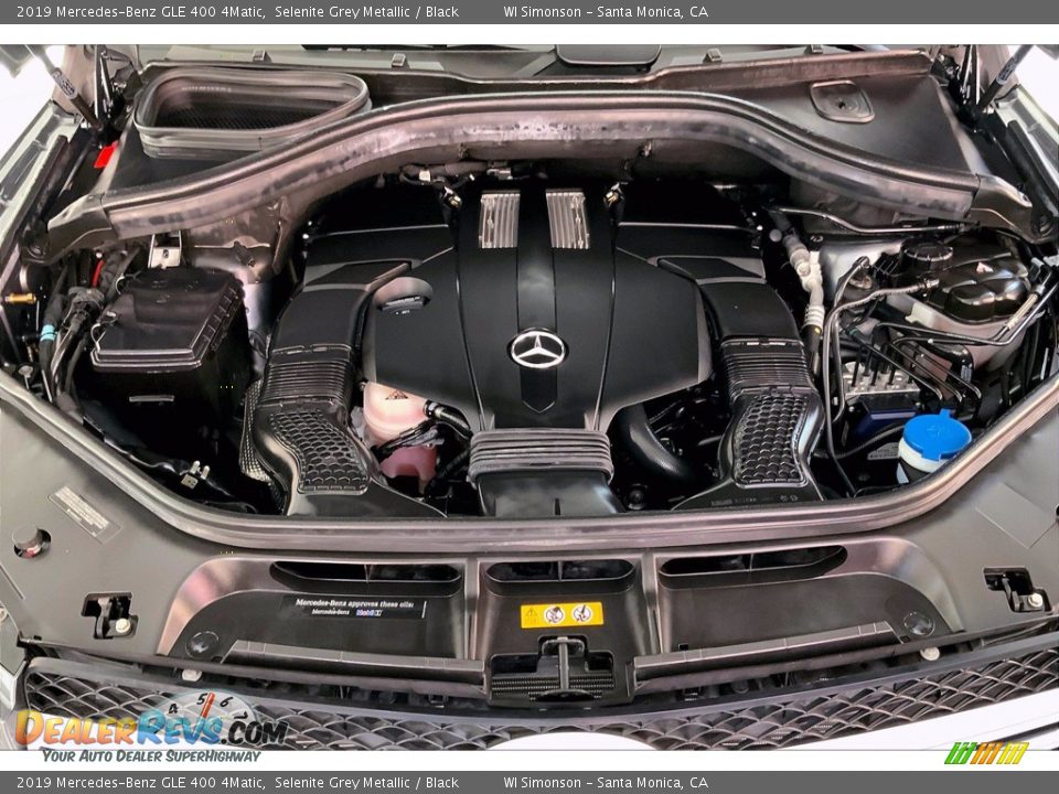 2019 Mercedes-Benz GLE 400 4Matic Selenite Grey Metallic / Black Photo #9