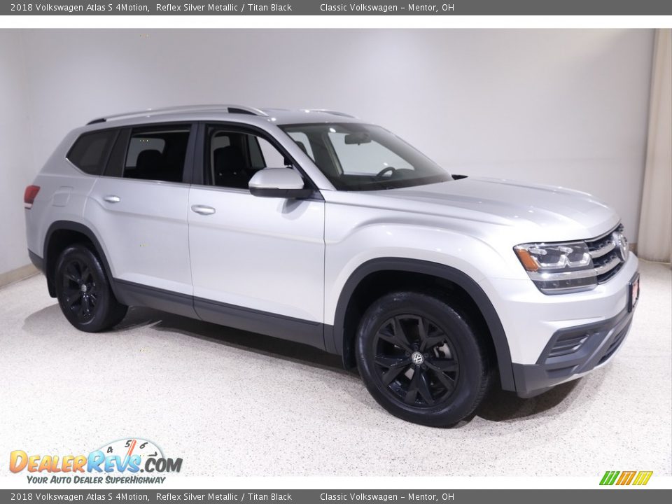 2018 Volkswagen Atlas S 4Motion Reflex Silver Metallic / Titan Black Photo #1