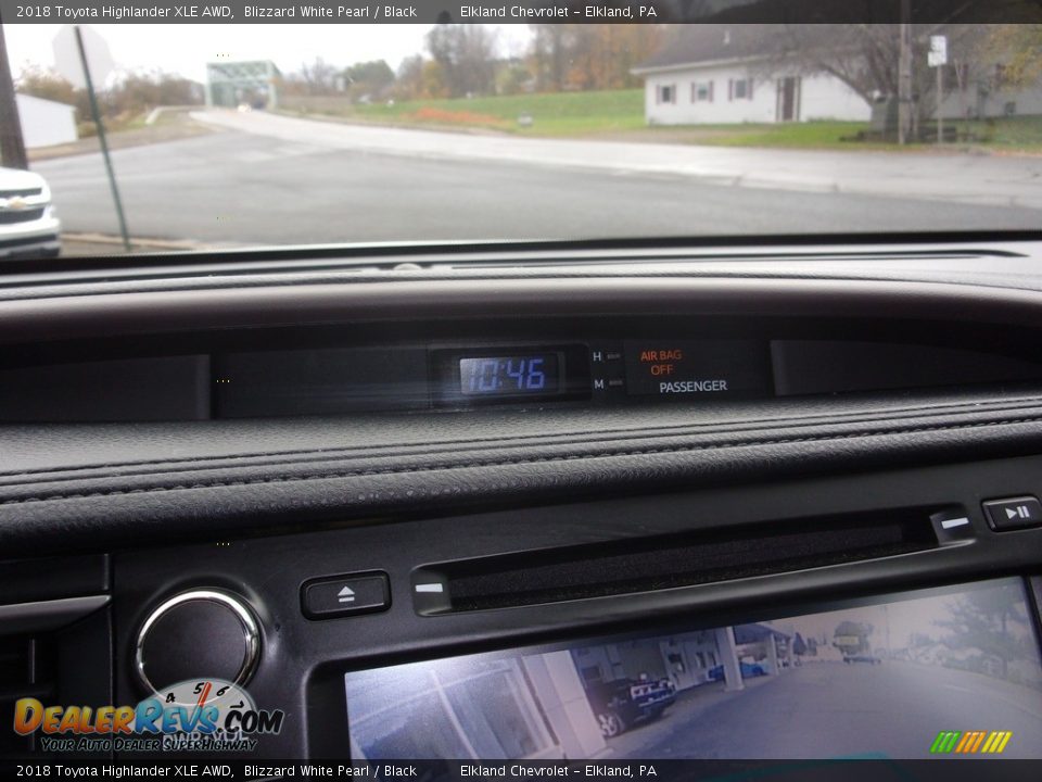 2018 Toyota Highlander XLE AWD Blizzard White Pearl / Black Photo #30