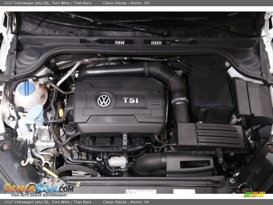 2017 Volkswagen Jetta SEL Pure White / Titan Black Photo #17