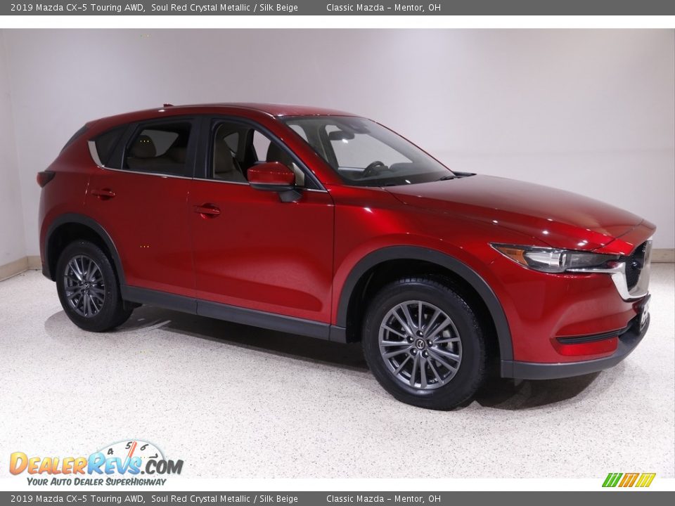 2019 Mazda CX-5 Touring AWD Soul Red Crystal Metallic / Silk Beige Photo #1