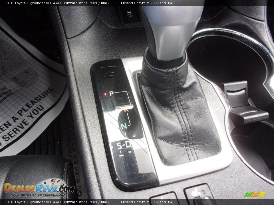 2018 Toyota Highlander XLE AWD Blizzard White Pearl / Black Photo #34
