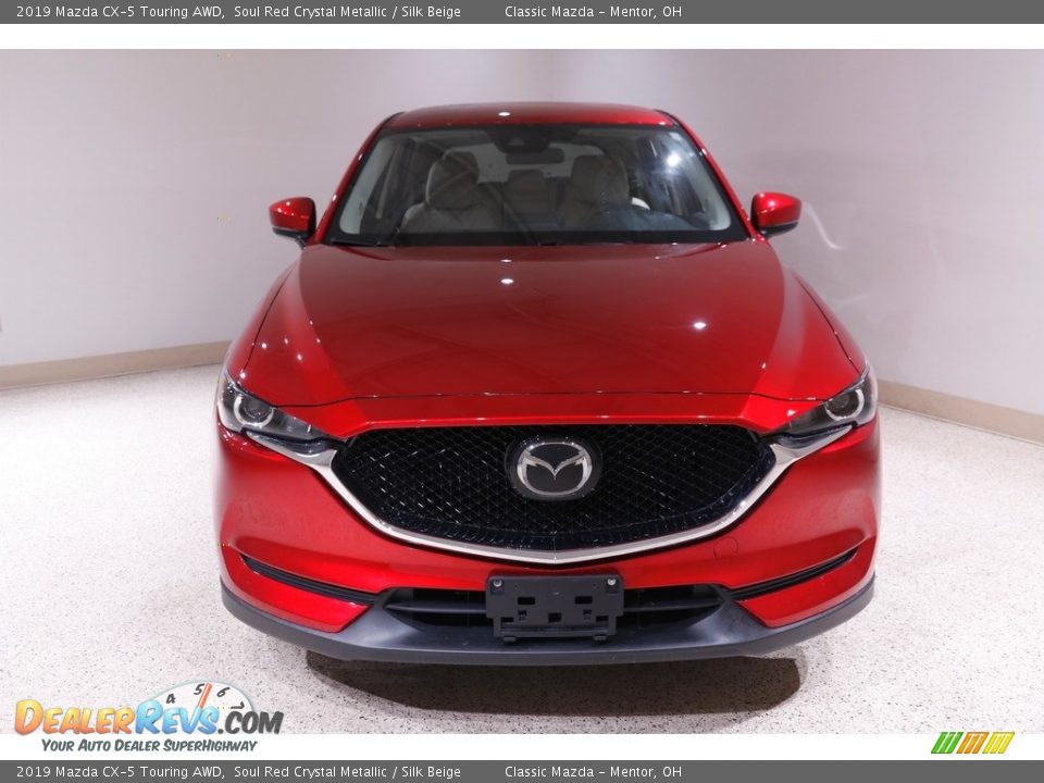 2019 Mazda CX-5 Touring AWD Soul Red Crystal Metallic / Silk Beige Photo #2