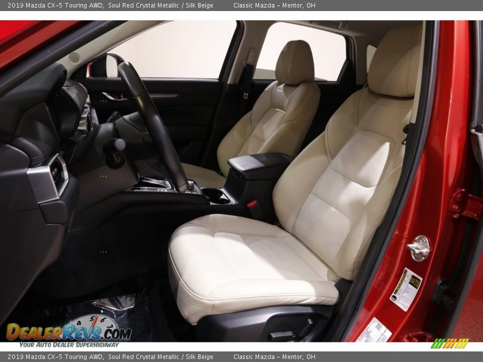 2019 Mazda CX-5 Touring AWD Soul Red Crystal Metallic / Silk Beige Photo #5
