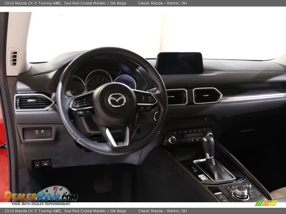 2019 Mazda CX-5 Touring AWD Soul Red Crystal Metallic / Silk Beige Photo #6