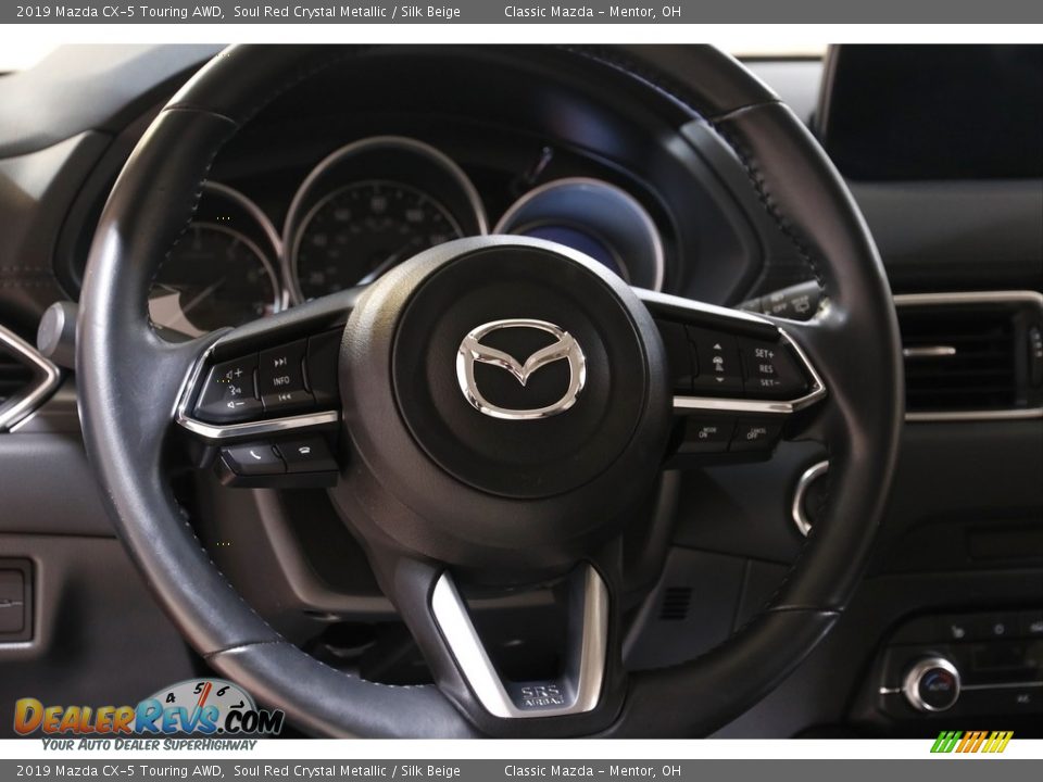 2019 Mazda CX-5 Touring AWD Soul Red Crystal Metallic / Silk Beige Photo #7