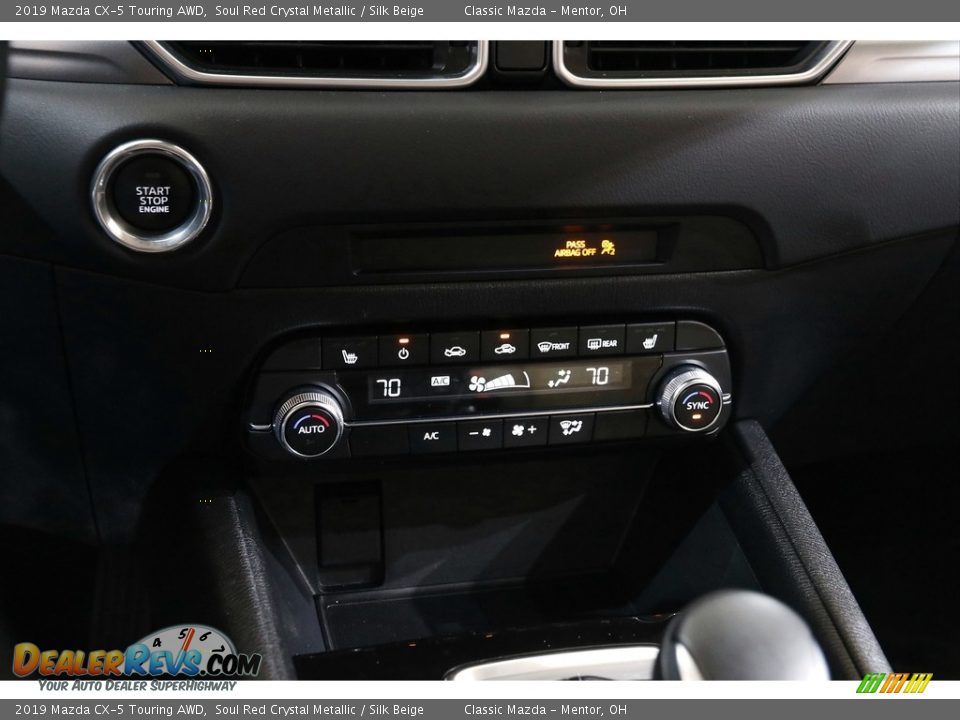 2019 Mazda CX-5 Touring AWD Soul Red Crystal Metallic / Silk Beige Photo #13