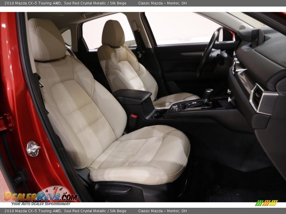 2019 Mazda CX-5 Touring AWD Soul Red Crystal Metallic / Silk Beige Photo #14
