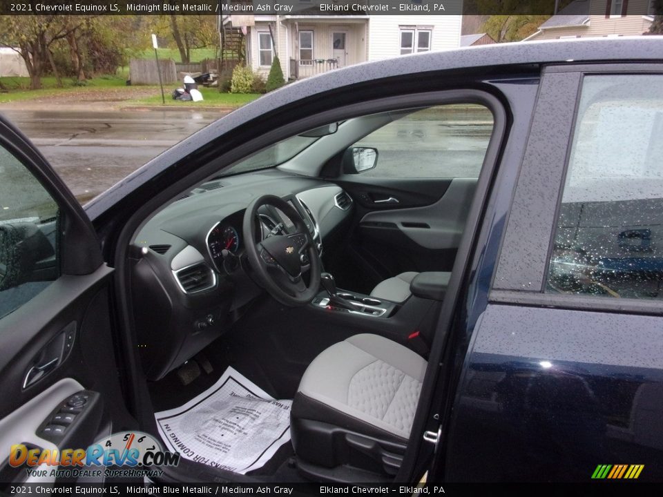 2021 Chevrolet Equinox LS Midnight Blue Metallic / Medium Ash Gray Photo #7