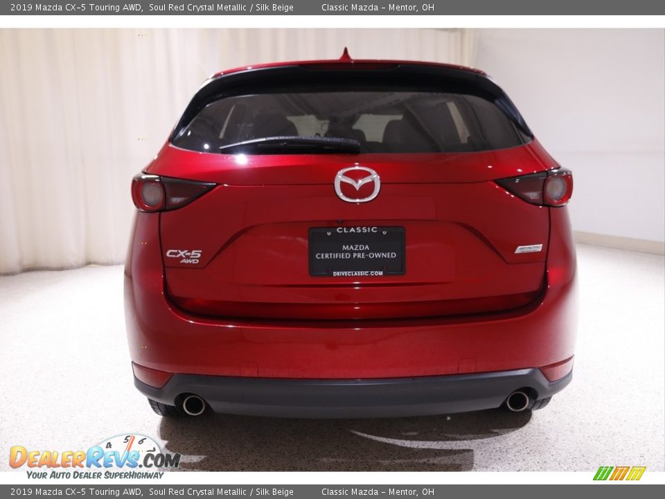 2019 Mazda CX-5 Touring AWD Soul Red Crystal Metallic / Silk Beige Photo #17