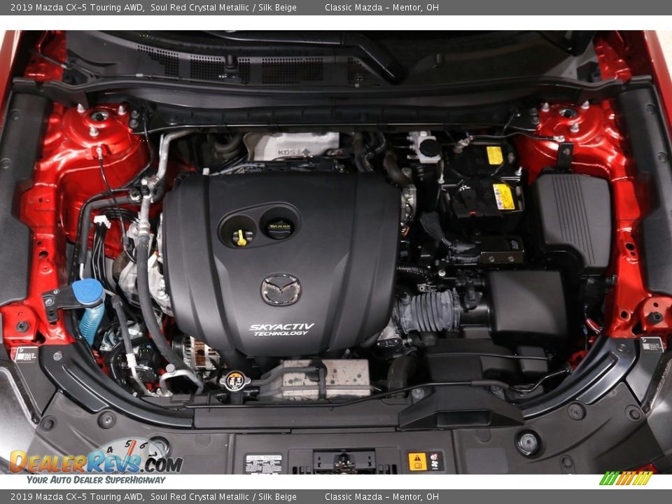 2019 Mazda CX-5 Touring AWD Soul Red Crystal Metallic / Silk Beige Photo #18