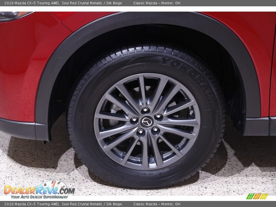 2019 Mazda CX-5 Touring AWD Soul Red Crystal Metallic / Silk Beige Photo #19
