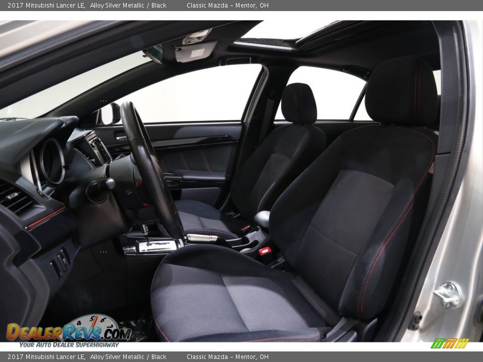 Black Interior - 2017 Mitsubishi Lancer LE Photo #5