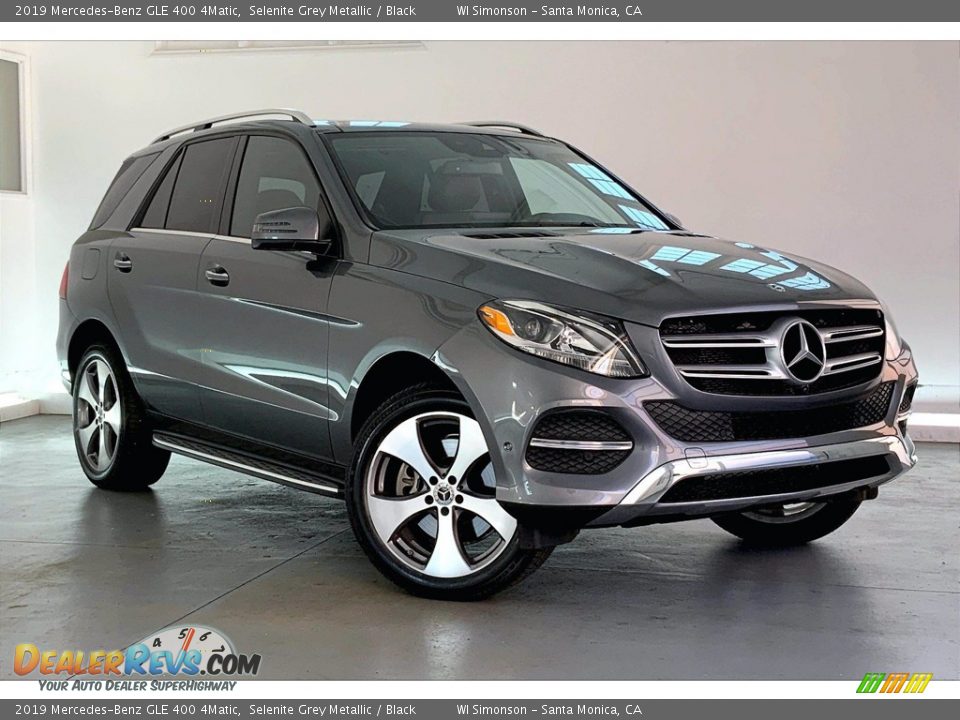 2019 Mercedes-Benz GLE 400 4Matic Selenite Grey Metallic / Black Photo #34