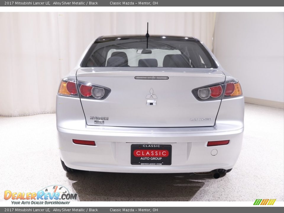2017 Mitsubishi Lancer LE Alloy Silver Metallic / Black Photo #17