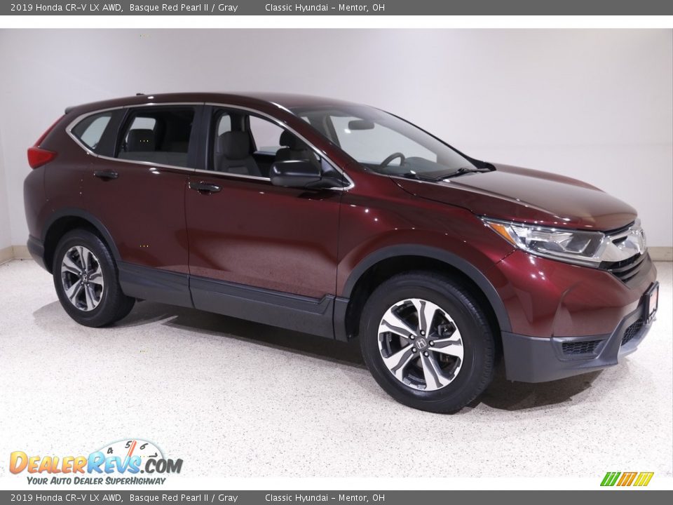 2019 Honda CR-V LX AWD Basque Red Pearl II / Gray Photo #1