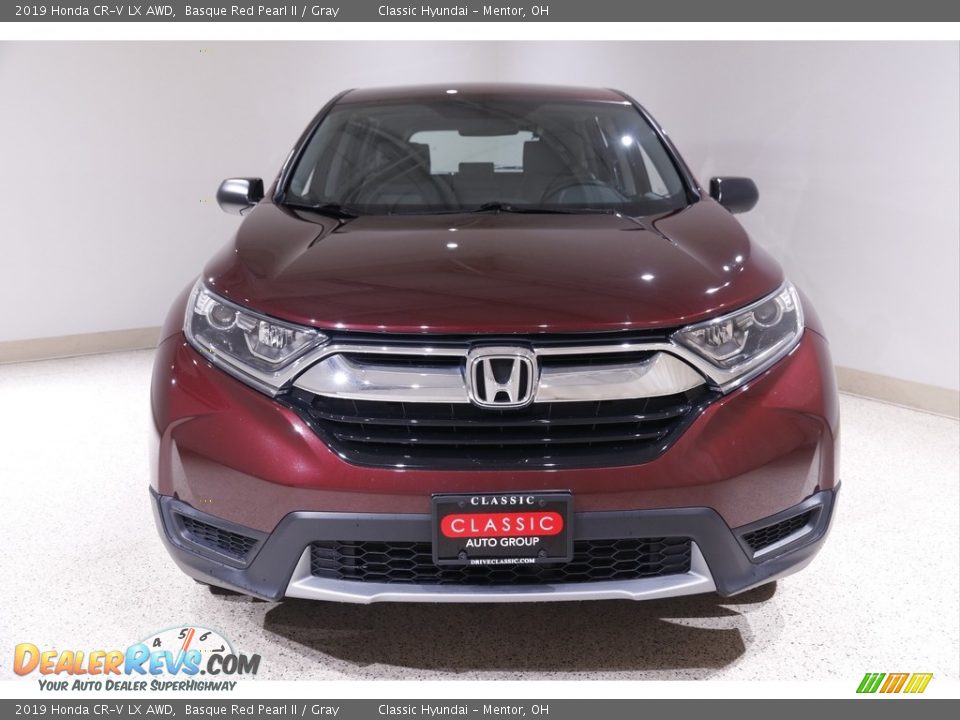 2019 Honda CR-V LX AWD Basque Red Pearl II / Gray Photo #2