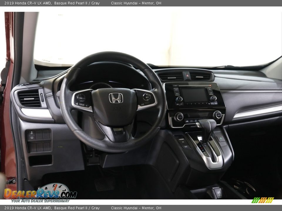 2019 Honda CR-V LX AWD Basque Red Pearl II / Gray Photo #6