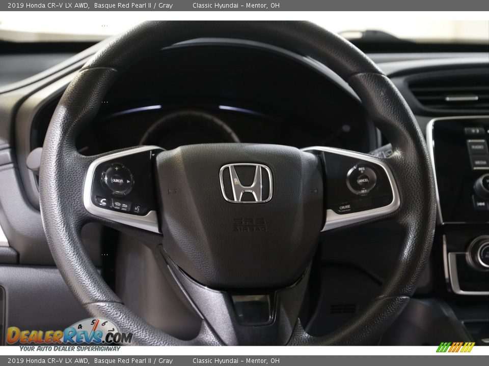 2019 Honda CR-V LX AWD Basque Red Pearl II / Gray Photo #7