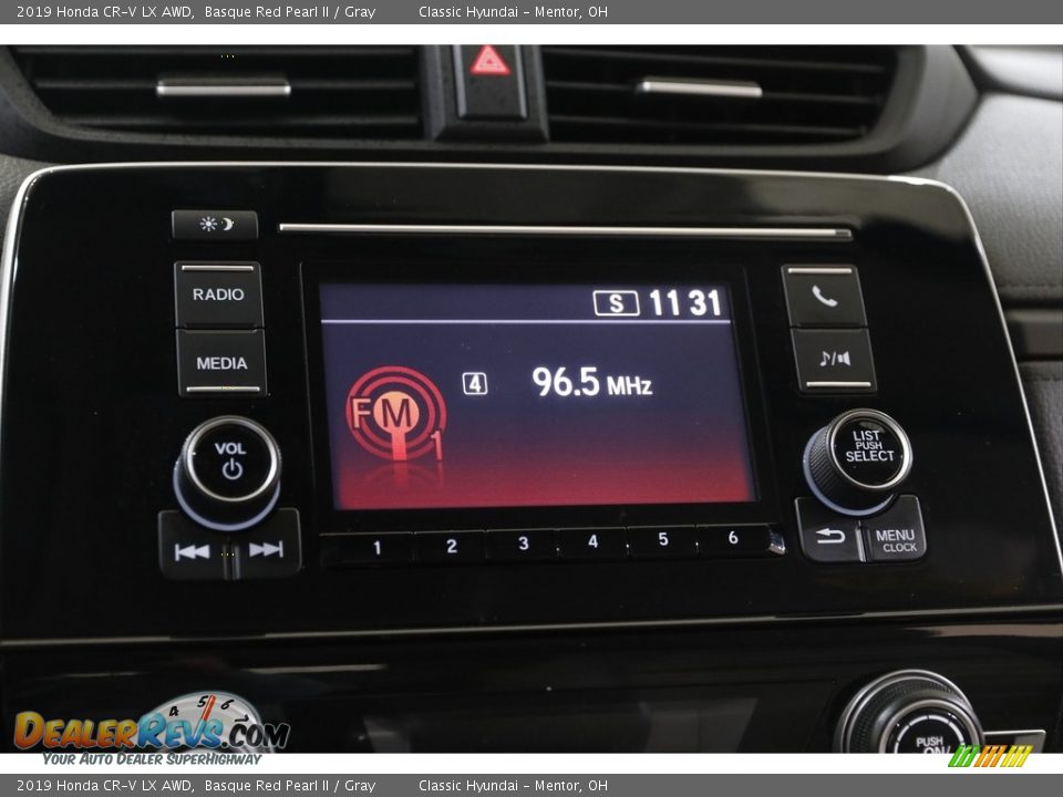 2019 Honda CR-V LX AWD Basque Red Pearl II / Gray Photo #10