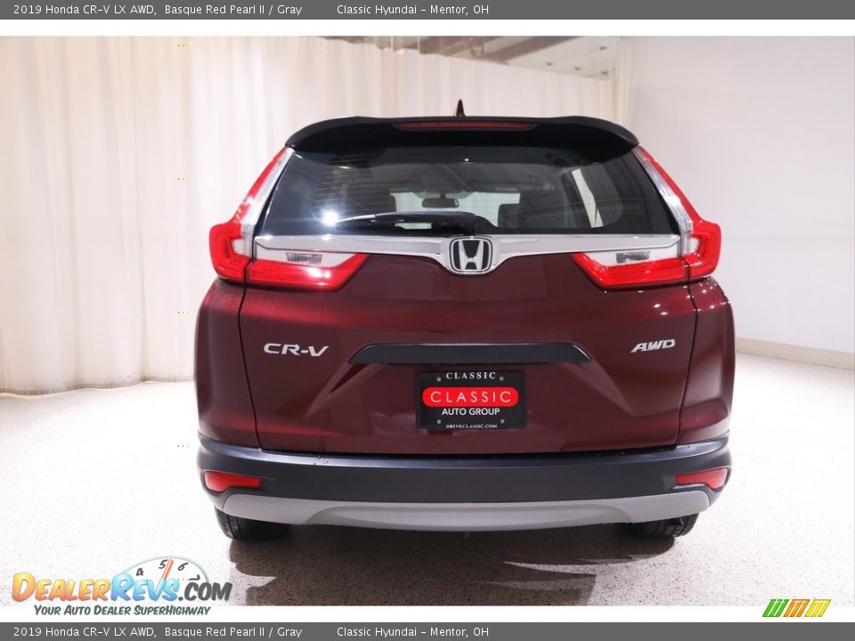 2019 Honda CR-V LX AWD Basque Red Pearl II / Gray Photo #17
