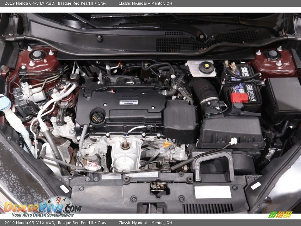 2019 Honda CR-V LX AWD Basque Red Pearl II / Gray Photo #18
