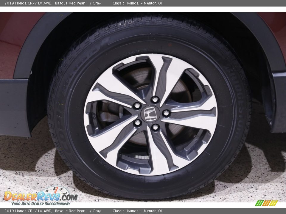 2019 Honda CR-V LX AWD Basque Red Pearl II / Gray Photo #19