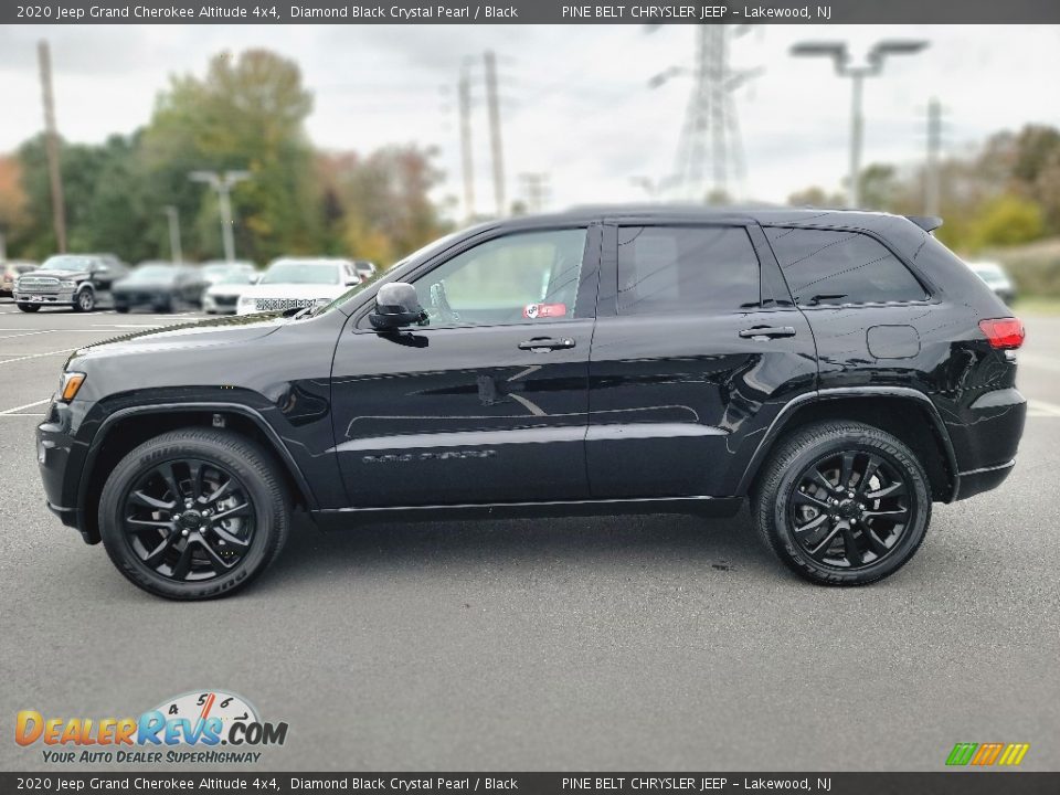 2020 Jeep Grand Cherokee Altitude 4x4 Diamond Black Crystal Pearl / Black Photo #19