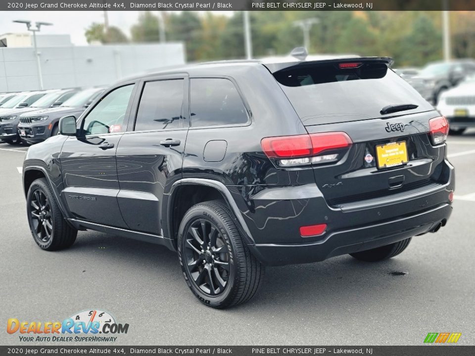 2020 Jeep Grand Cherokee Altitude 4x4 Diamond Black Crystal Pearl / Black Photo #20