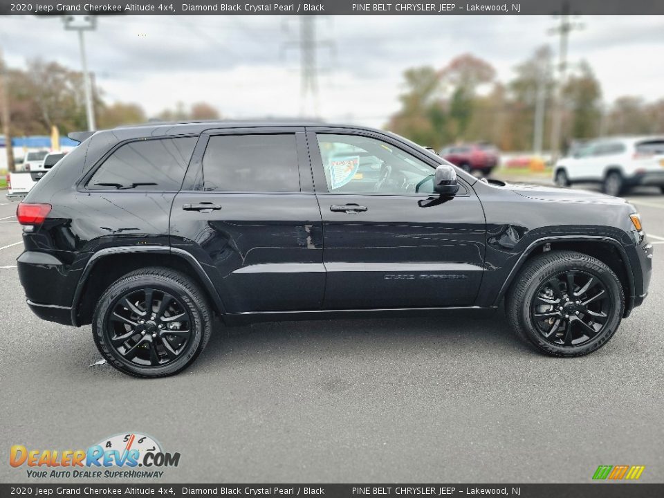 2020 Jeep Grand Cherokee Altitude 4x4 Diamond Black Crystal Pearl / Black Photo #23