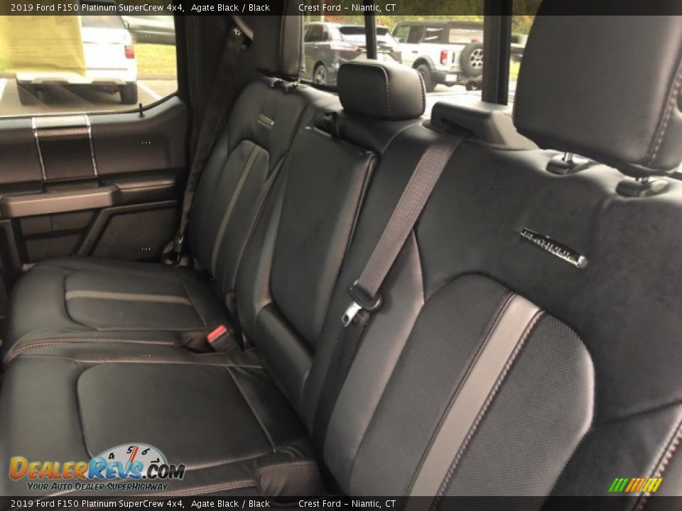 2019 Ford F150 Platinum SuperCrew 4x4 Agate Black / Black Photo #20