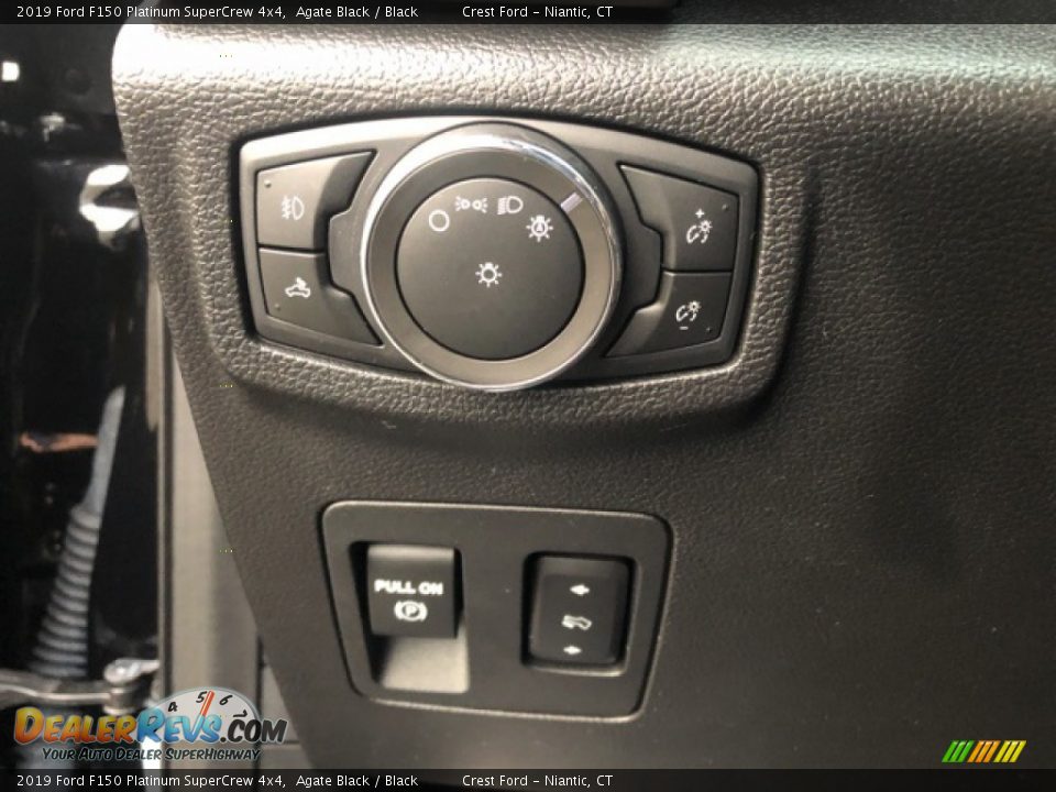 2019 Ford F150 Platinum SuperCrew 4x4 Agate Black / Black Photo #23