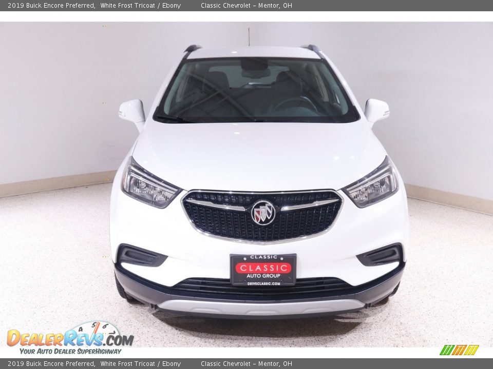 2019 Buick Encore Preferred White Frost Tricoat / Ebony Photo #2