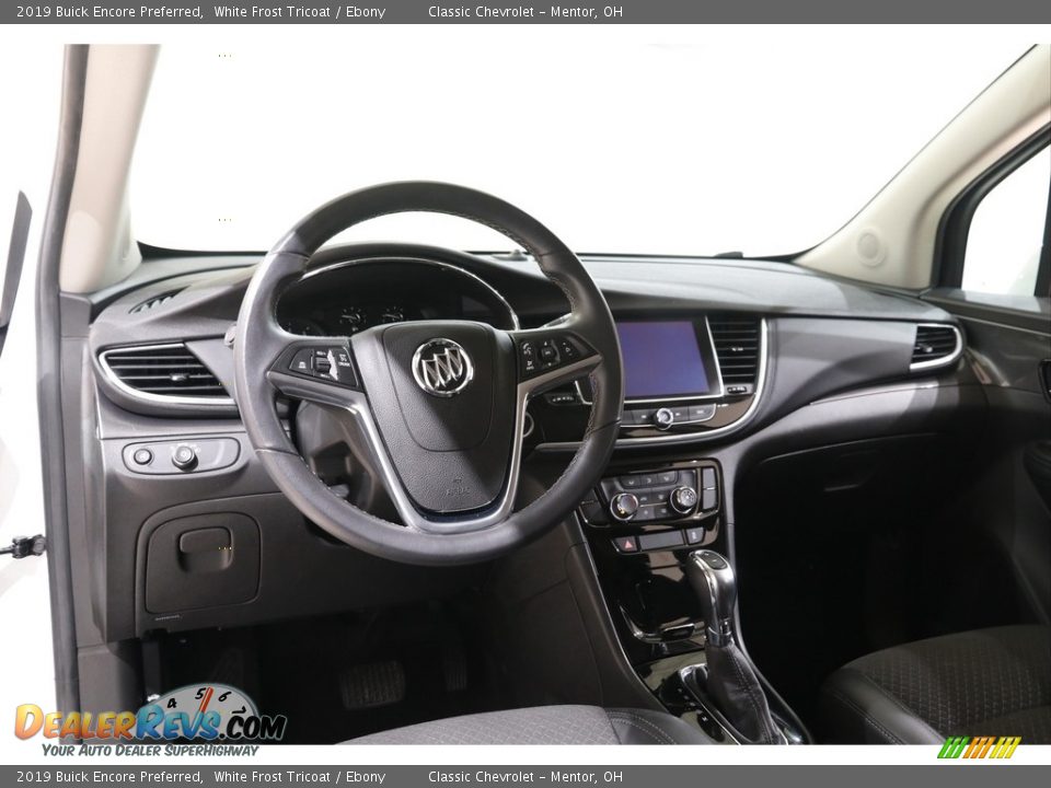 2019 Buick Encore Preferred White Frost Tricoat / Ebony Photo #6