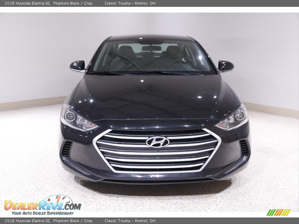 2018 Hyundai Elantra SE Phantom Black / Gray Photo #2