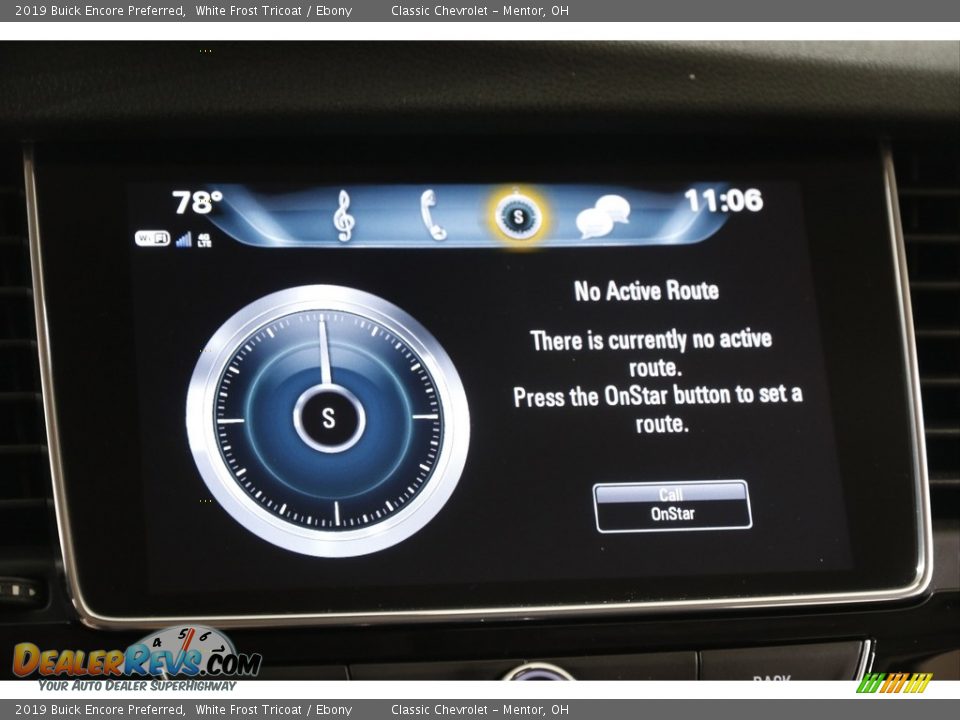 2019 Buick Encore Preferred White Frost Tricoat / Ebony Photo #12