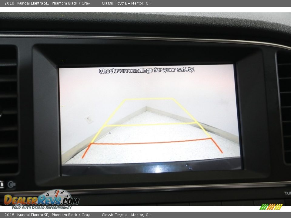 2018 Hyundai Elantra SE Phantom Black / Gray Photo #10