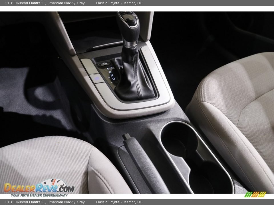 2018 Hyundai Elantra SE Phantom Black / Gray Photo #11