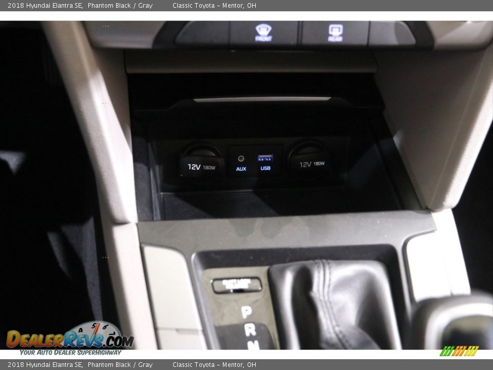 2018 Hyundai Elantra SE Phantom Black / Gray Photo #12